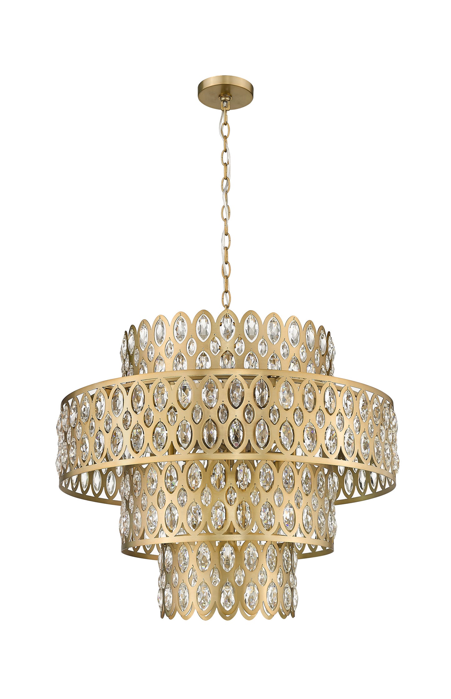 Dealey 13 Light Pendant Lighting, Heirloom BrassBy Z-LIte