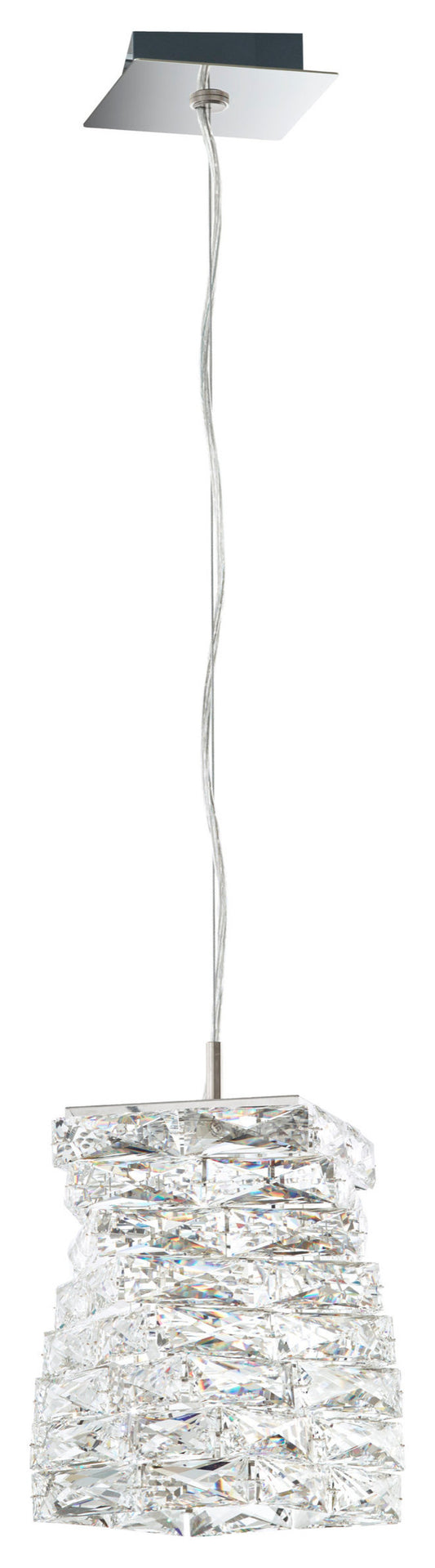 Schonbek Stw510N-Ss1S 1 Light Crystal Pendant, Stainless SteelBy Schonbek