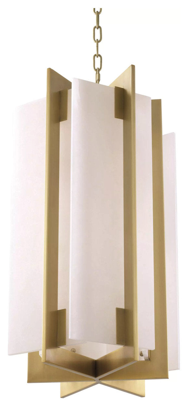 Gold with Alabaster Chandelier | Eichholtz LuganoBy OROA - Furniture