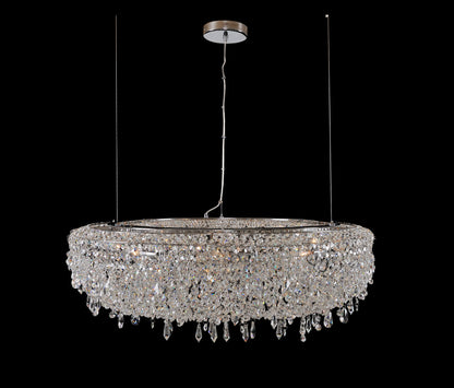 Voltare 42x7" 12-Light Transitional Large Pendants by AllegriBy Allegri Crystal by Kalco Lighting