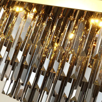 Gio Smoke Gray Crystal Ceiling Chandelier, 120cm X 120cmBy MORSALE