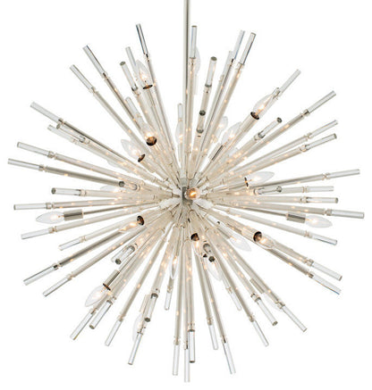 Allegri 37457 Sprazzo 28 Light 36"W Crystal Sputnik Chandelier - PolishedBy Allegri Crystal by Kalco Lighting