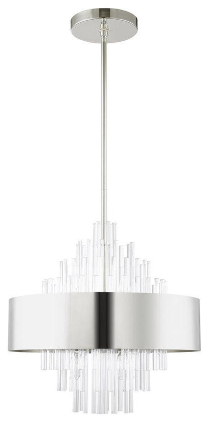 Orenburg 8 Light Chandelier, Polished NickelBy Livex Lighting Inc.