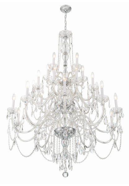 Traditional Crystal 25-Light Polished Chrome ChandelierBy Crystorama Lighting