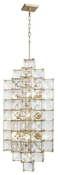 Varaluz Lighting 329F14CG Cubic Fourteen Light FoyerBy Varaluz