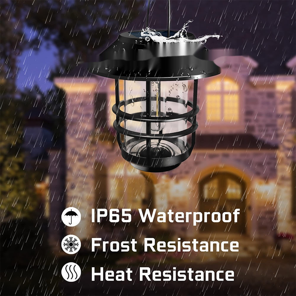 Retro Solar Wall Lamp �C Waterproof Outdoor Courtyard Light