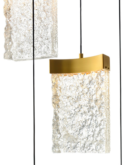 CWI LIGHTING 1587P48-14-624-RC Lava Integrated LED Brass ChandelierBy CWI Lighting