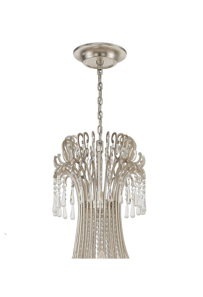 Arcadia 28 Light Antique Silver ChandelierBy Crystorama Lighting
