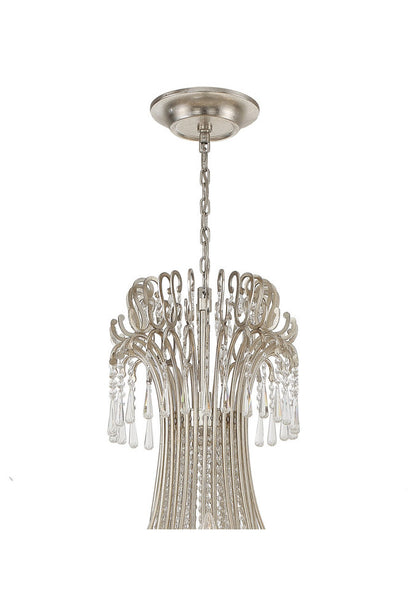 Arcadia 28 Light Antique Silver ChandelierBy Crystorama Lighting