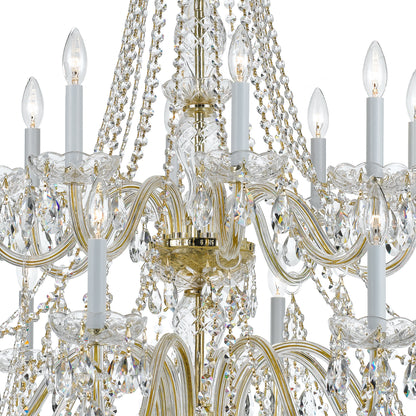 Crystorama Lighting Group 1139-CL-SAQ Traditional Crystal 16 - Polished ChromeBy Crystorama Lighting