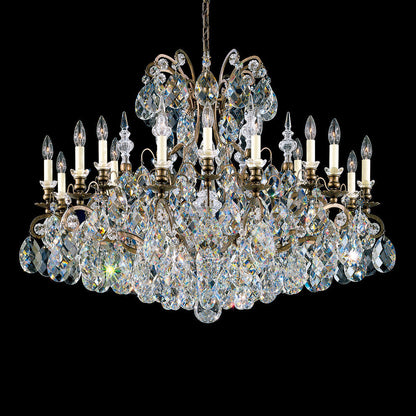 Renaissance 19-Light Chandelier in Heirloom Bronze With Clear Heritage CrystalBy Schonbek
