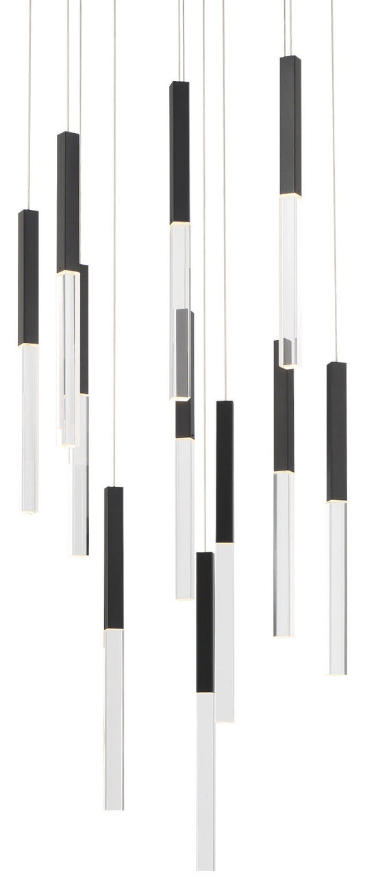 Eurofase Lighting 46477 Benicio 22"W 3000K LED Crystal - BlackBy Eurofase Lighting