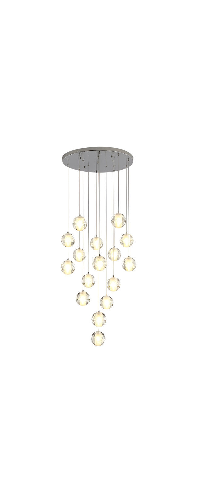 Lenno | Crystal Hanging Light Fixture, 30 LightsBy Miron Demid LLC