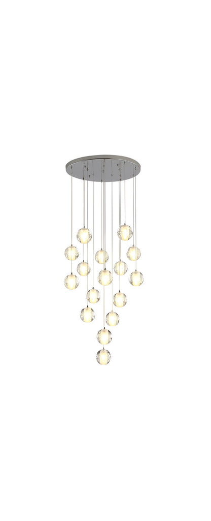 Lenno | Crystal Hanging Light Fixture, 30 LightsBy Miron Demid LLC