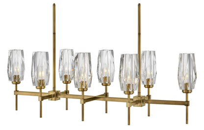 Hinkley Lighting 38256 Ana 8 Light 46"W Linear Chandelier - Heritage BrassBy Hinkley