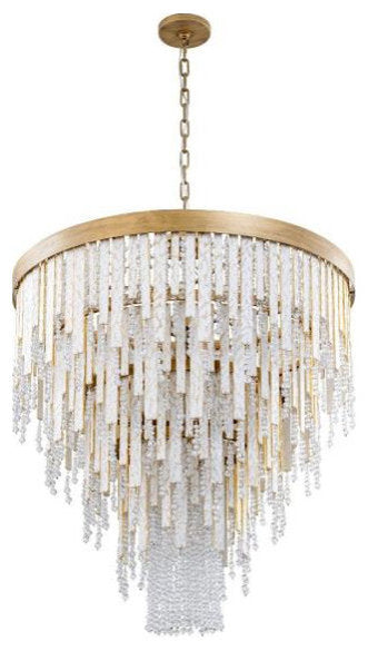 Lafayette 13-Light Chandelier in Coastal Style 39.25"Hx30"WBy Varaluz