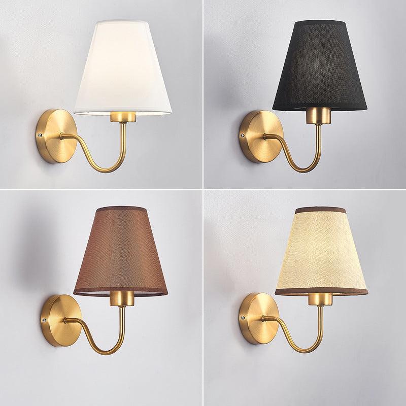 Modern Fabric Wall Lamp �C Bedroom, Bedside & Hotel Corridor Light