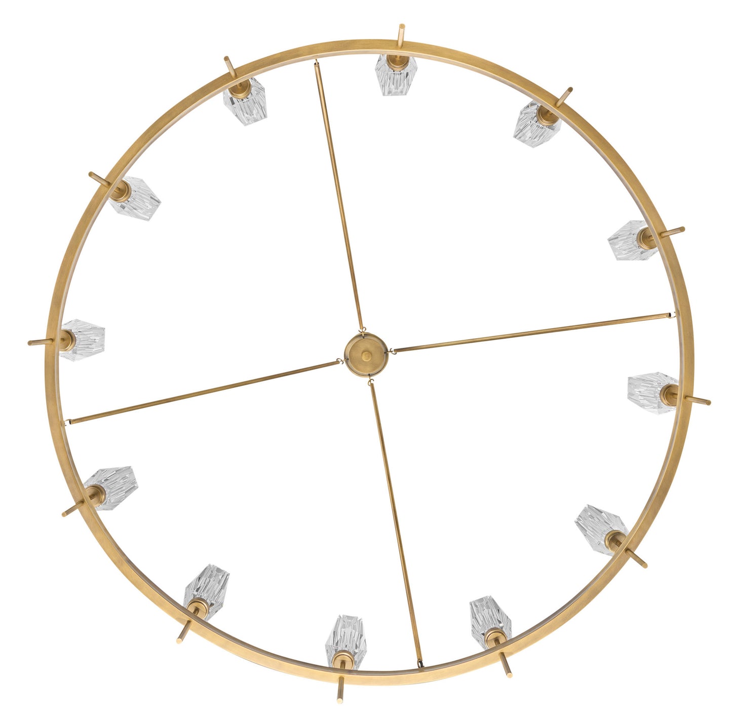 Hinkley Lighting 38259 Ana 12 Light 58"W Crystal Ring Chandelier - Black OxideBy Hinkley