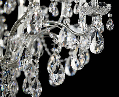 Schonbek St1952N-40S 14 Light Crystal Chandelier, Polished SilverBy Schonbek