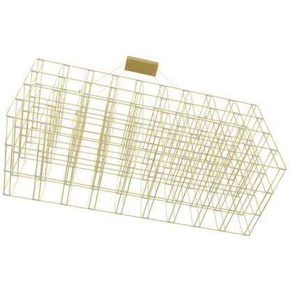 200 - Light Unique Rectangle LED Chandelier