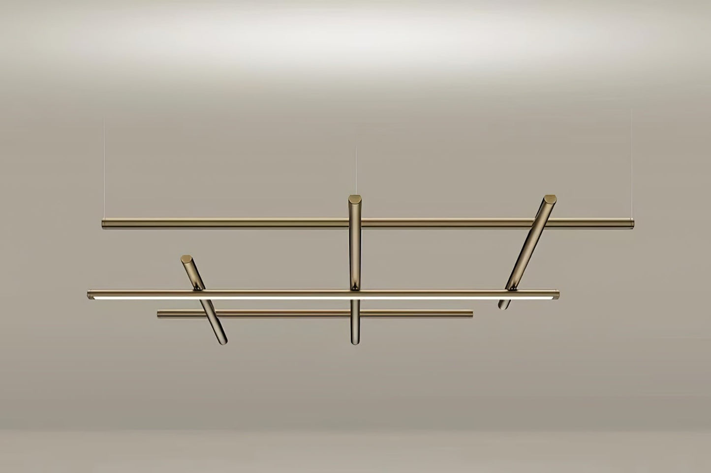 Geometric Linear Grid Pendant Lamp