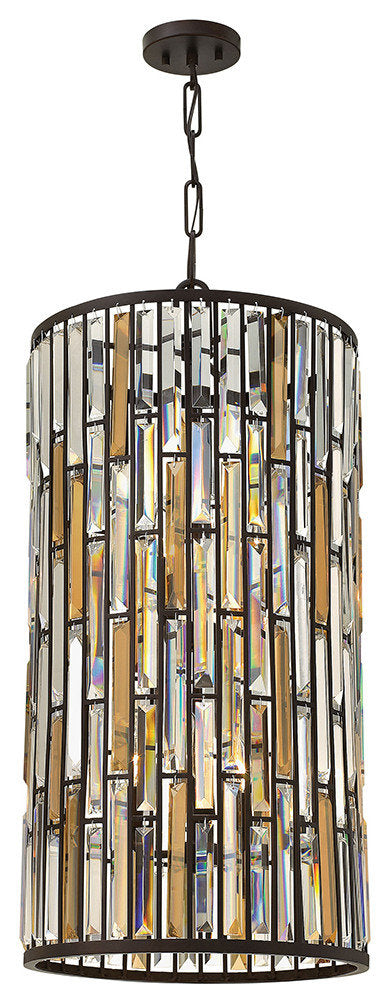 Fredrick Ramond FR33736VBZ Large Two Tier Drum, Light BronzeBy Hinkley