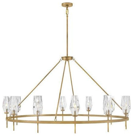 Ana 60W 12 LED Extra Large Chandelier, 32.25"Hx58"WBy Hinkley