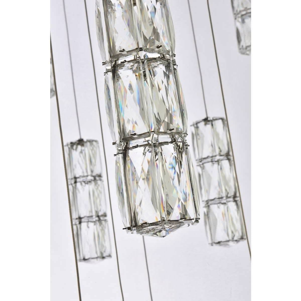 Polaris 25 Light Chandelier, ChromeBy Elegant Furniture & Lighting