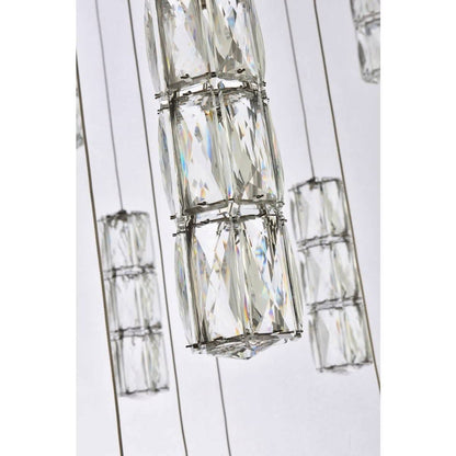 Polaris 25 Light Chandelier, ChromeBy Elegant Furniture & Lighting