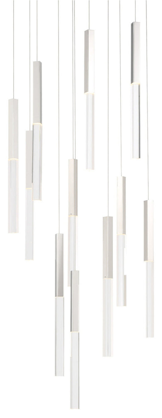 Eurofase Lighting 46477 Benicio 22"W 3000K LED Crystal - NickelBy Eurofase Lighting