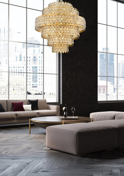Z-Lite 822P32-HB 17 Light Pendant, Heirloom BrassBy Z-LIte