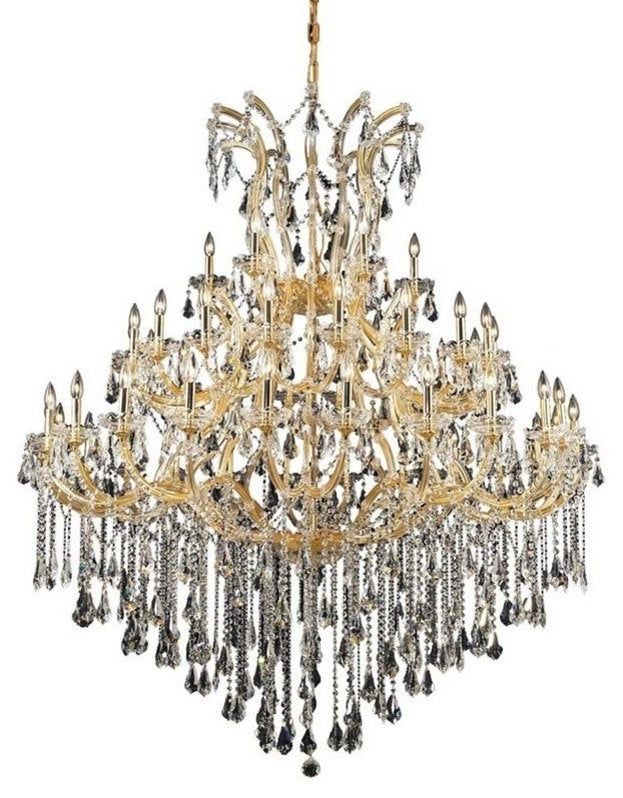 Elegant Maria Theresa 49-Light Gold ChandelierBy Elegant Furniture & Lighting