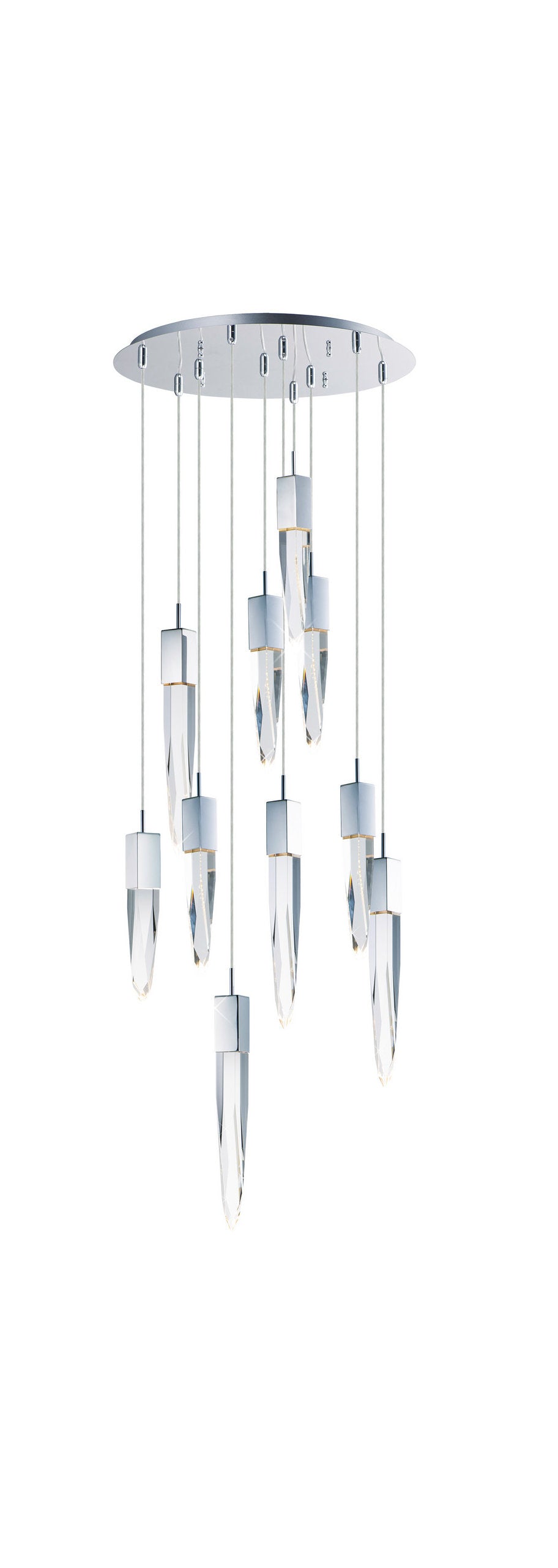 Quartz LED 10-Light PendantBy ET2 Contemporary Lighting