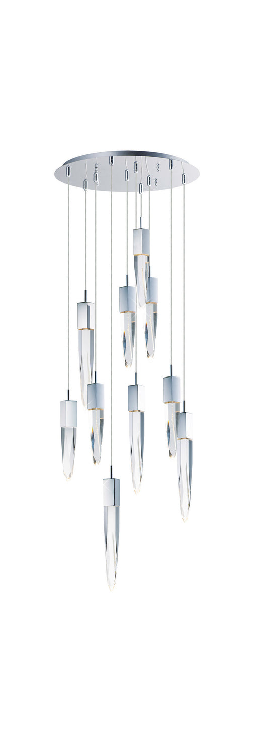 Quartz LED 10-Light PendantBy ET2 Contemporary Lighting