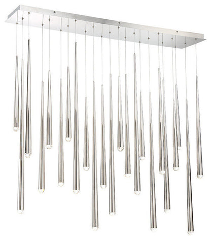 Modern Forms Cascade LED 23-Light Linear Chandelier in Polished NickelBy Modern Forms