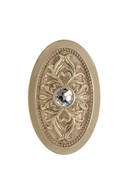 Lemire 24x10in 8 Lt Traditional Flush by Allegri, Antique GoldBy Allegri Crystal by Kalco Lighting