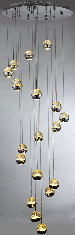 Draplin Chandelier in ClearBy Lite Source Inc.