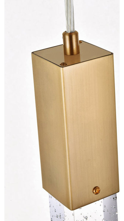 Wade 25-Light Pendant, Satin GoldBy Home Living
