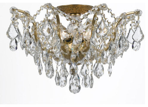 Crystorama Lighting Group 4457-CL-S Filmore 5 Light 19"W - Antique GoldBy Crystorama Lighting