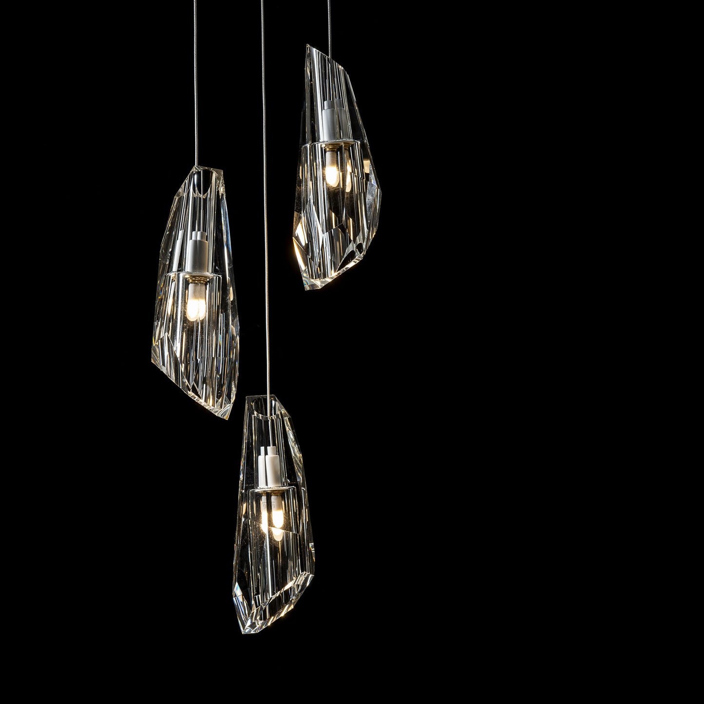 Luma 5-Light Pendant - White - Crystal - StandardBy Hubbardton Forge