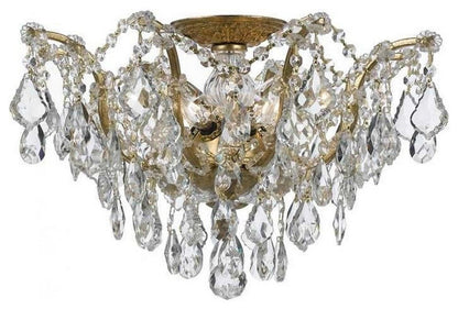 Crystorama 4457-GA-CL-S Filmore - Five Light Flush MountBy Crystorama Lighting
