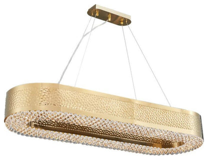 Giovanni Gold Plated Crystal Dining Room ChandelierBy MORSALE