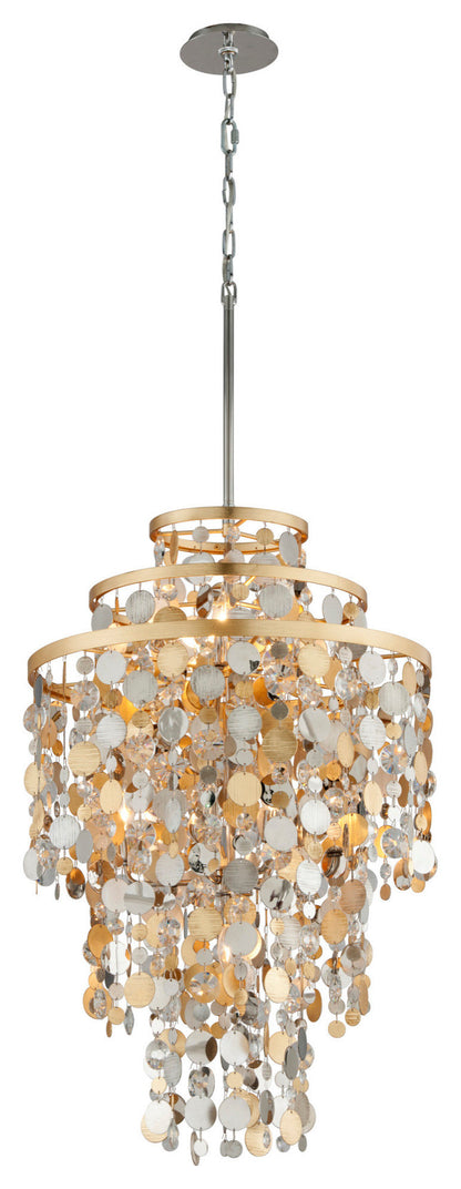 Corbett Lighting 215-47 Ambrosia 7 Light 24"W Pendant - Gold and Silver LeafBy Corbett Lighting