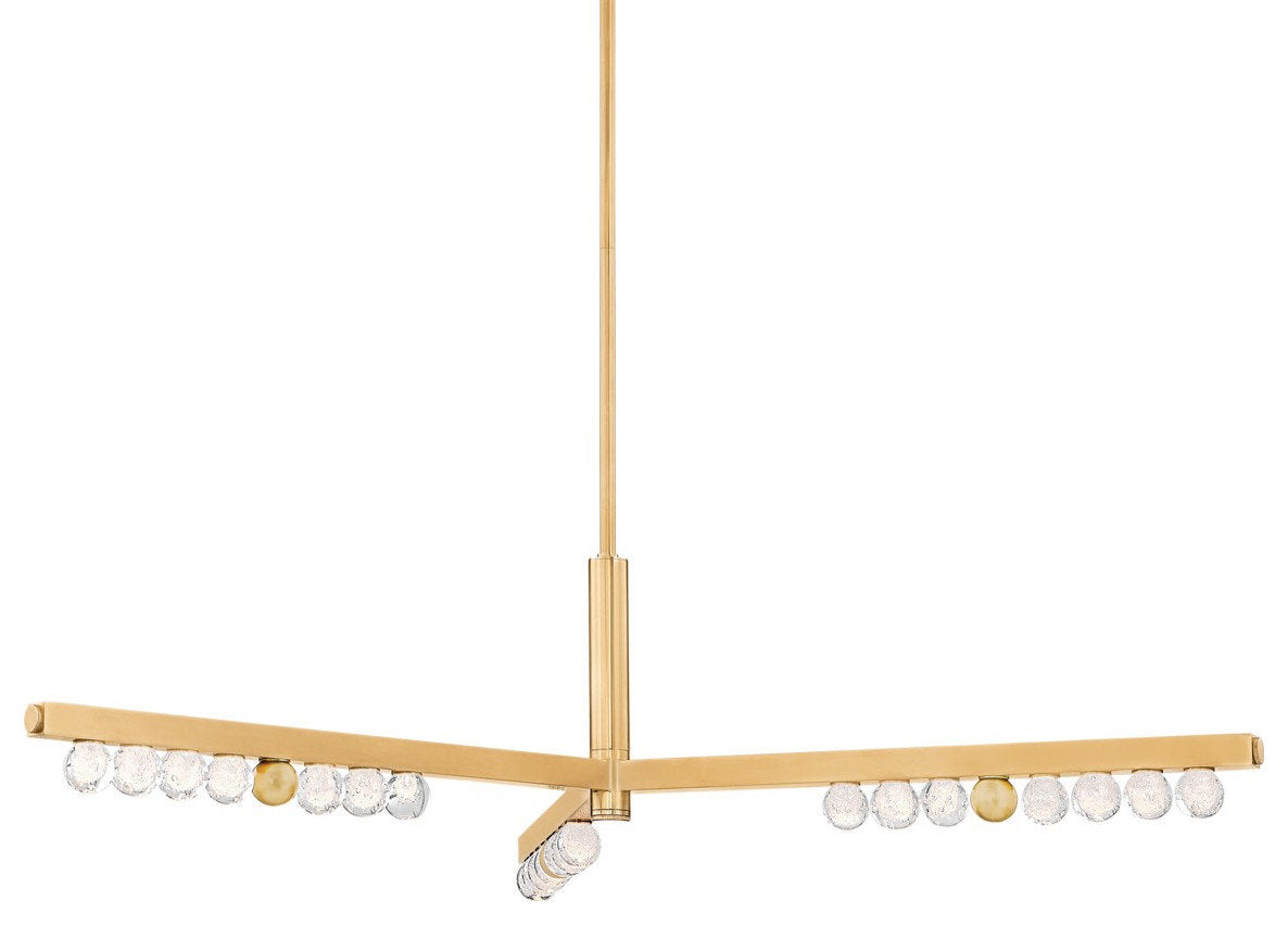 Annecy LED Chandelier in Vintage BrassBy Corbett Lighting