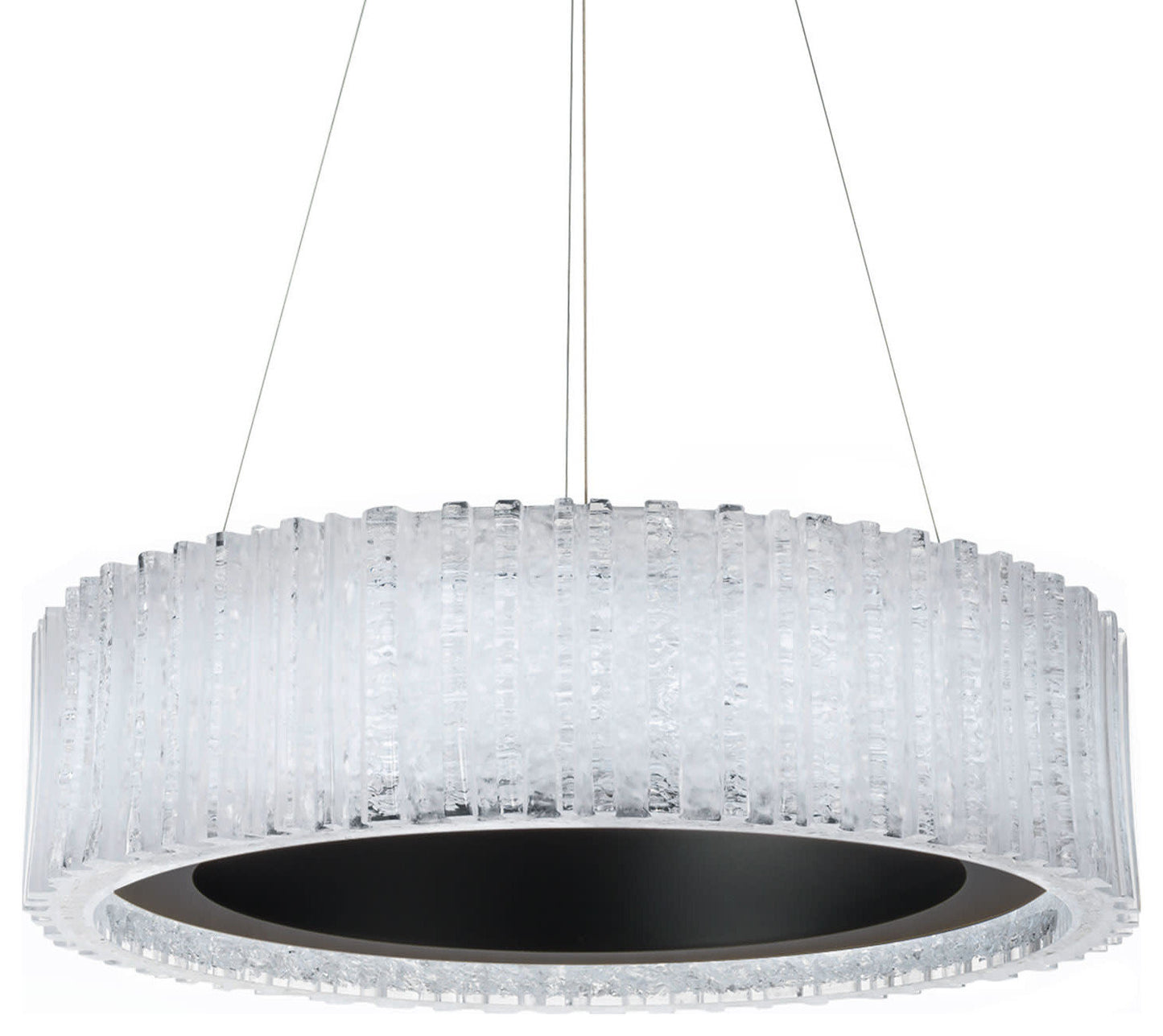 Modern Forms PD-70128 Rhiannon 28"W LED Ring Chandelier - BlackBy Modern Forms