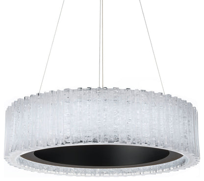 Modern Forms PD-70128 Rhiannon 28"W LED Ring Chandelier - BlackBy Modern Forms