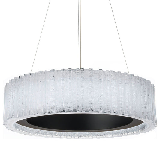 Modern Forms PD-70128 Rhiannon 28"W LED Ring Chandelier - BlackBy Modern Forms