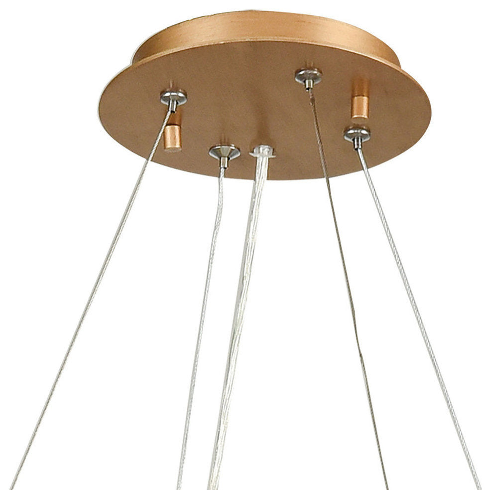 Seneca Falls 8 Chandelier Matte GoldBy ELK Group International