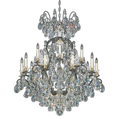 Schonbek 3773-51 16 Light Crystal Chandelier, BlackBy Schonbek