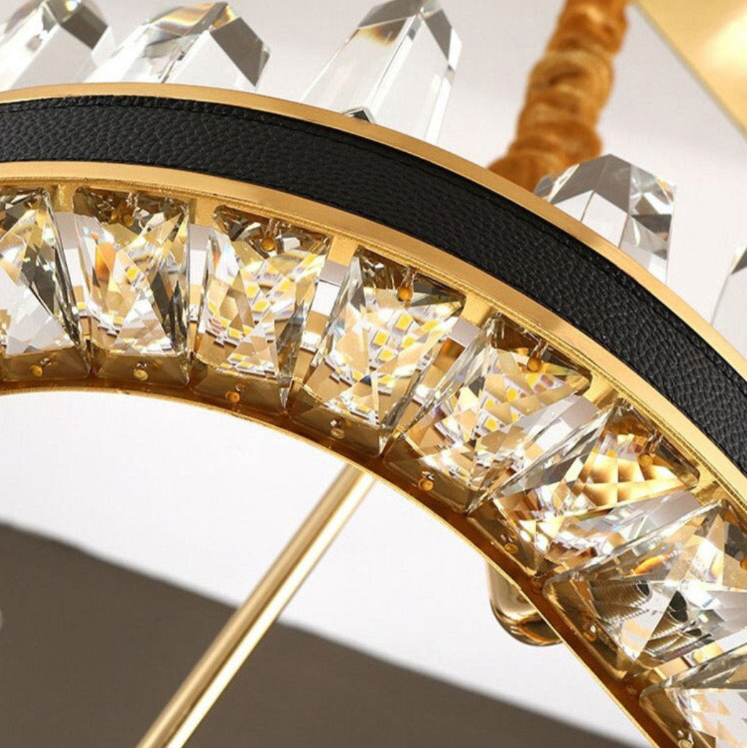 Villa 2-Tier Contemporary Chandelier, 31"By Morsale.com